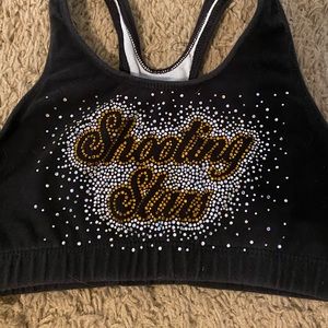 World Cup Shooting Stars Cheerleading Sports Bra